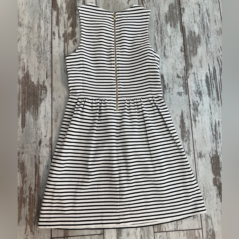 J.Crew Daybreak Striped Pleated Ponte Mini Dress - Size Small - Picture 15 of 16